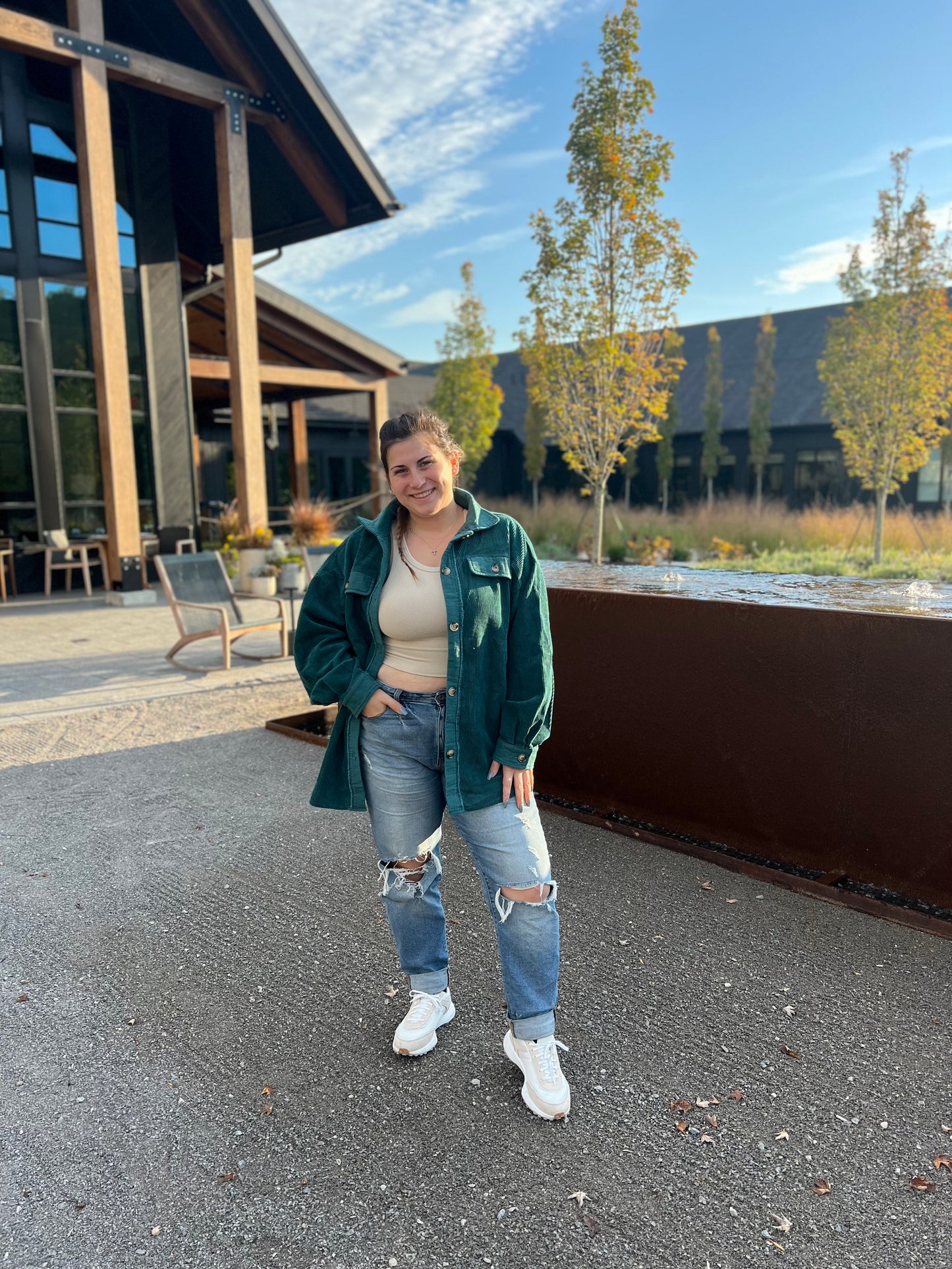 Teal Shacket