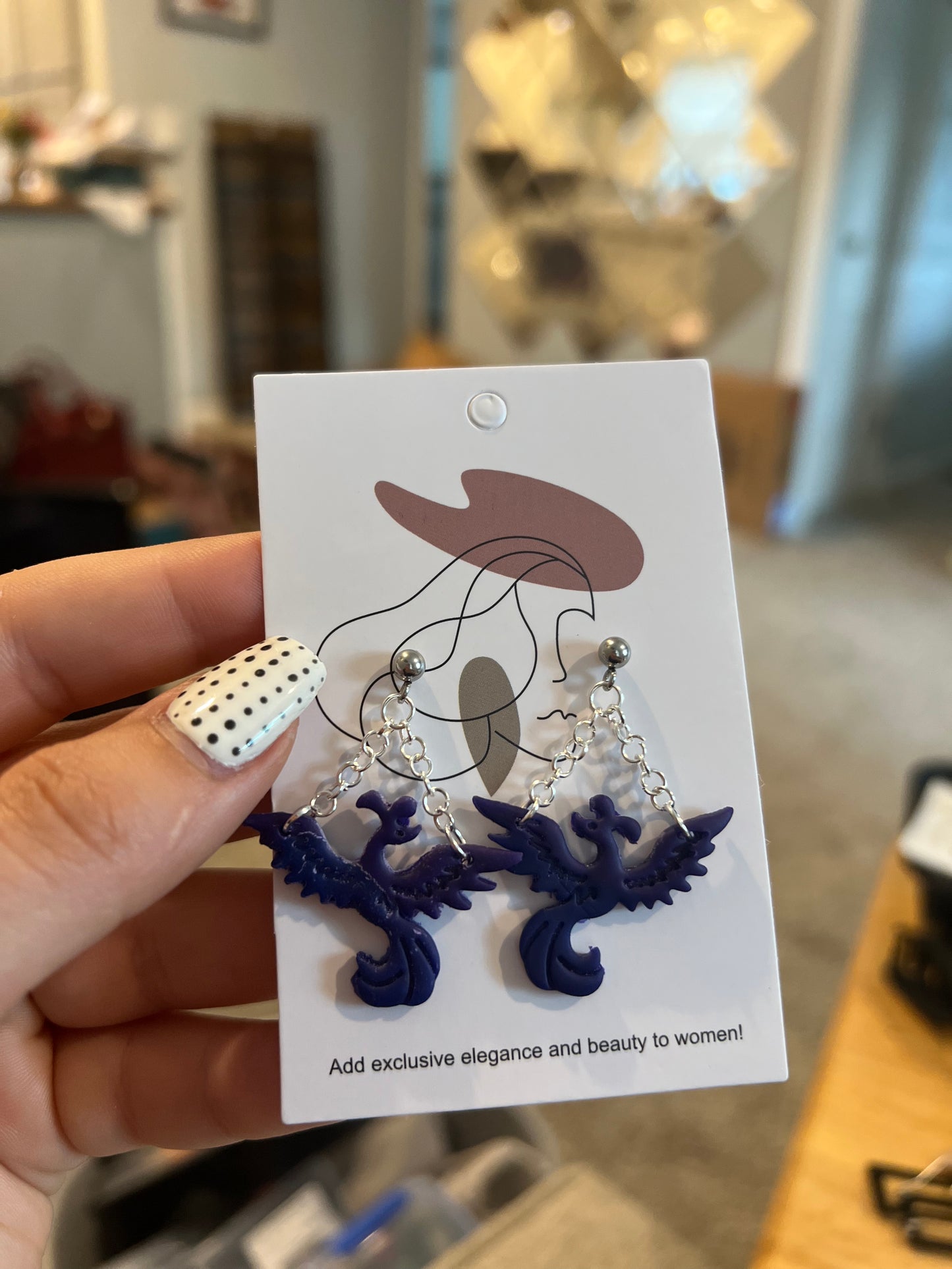 Phoenix earrings