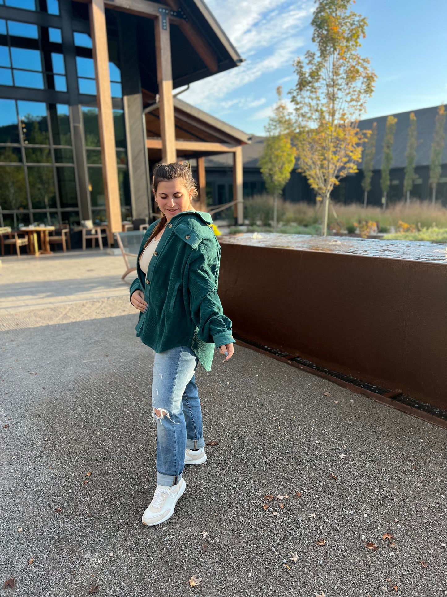Teal Shacket