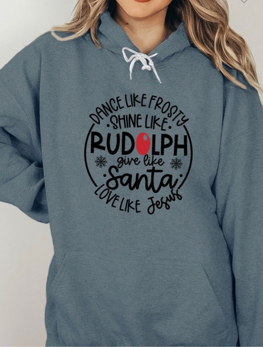 Dance like Frosty Holiday Graphic Hoodie