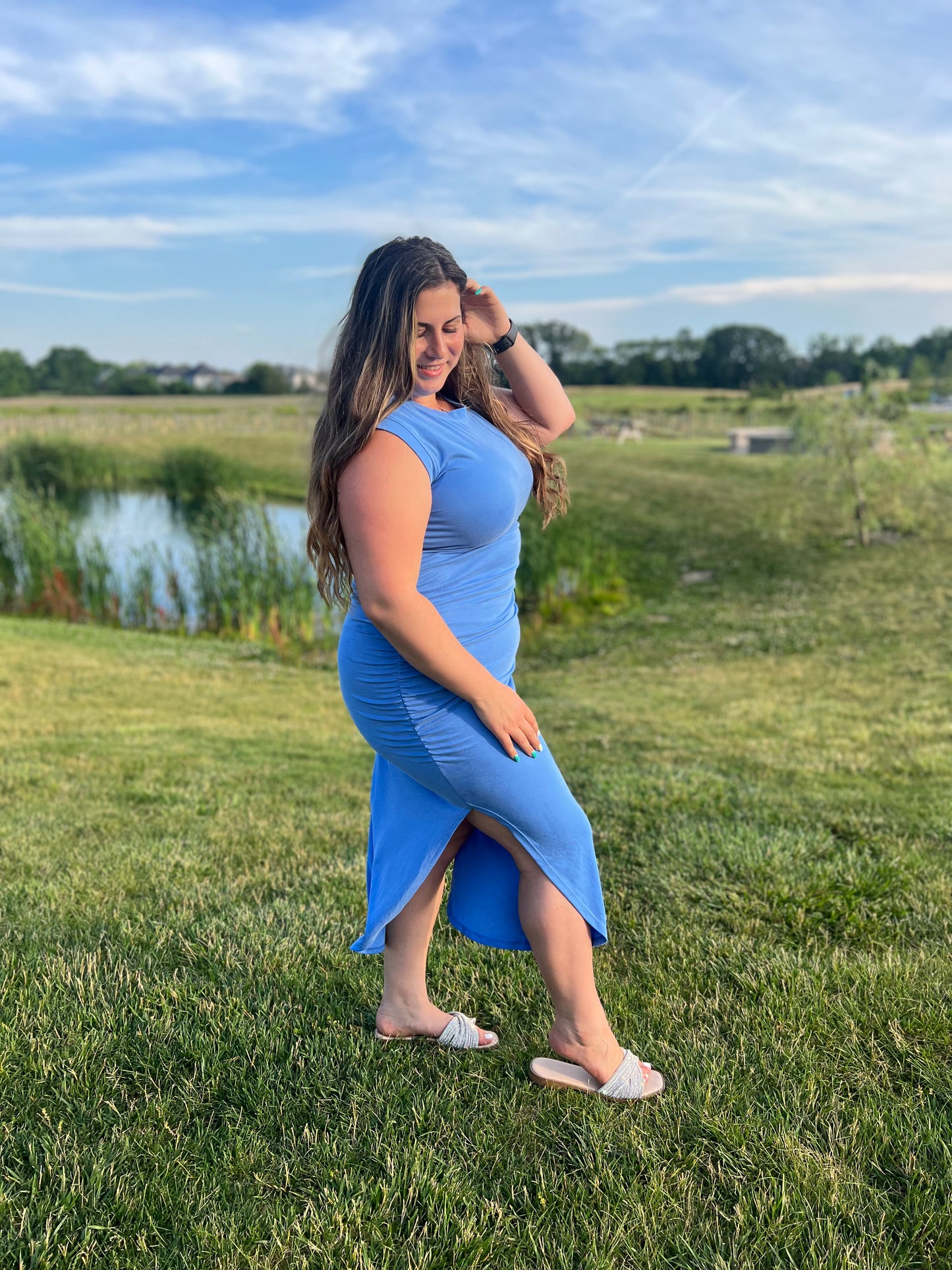 Living the Dream Blue Maxi Dress