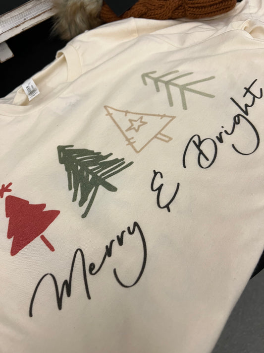 Merry and Bright tshirt
